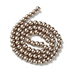 Eco-Friendly Dyed Glass Pearl Bead Strands HY-A008-6mm-RB111-2