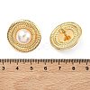 201 Stainless Steel Stud Earrings EJEW-D354-08G-01-5