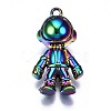 Rainbow Color Alloy Pendants PALLOY-S180-191-NR-2