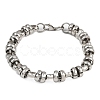 Punk 304 Stainless Steel Link Chain Bracelets for Men Women LS-BJEW-S181-03P-2