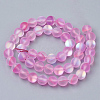 Synthetic Moonstone Beads Strands G-S283-6mm-13-2