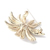 Sunflower Alloy Rhinestone Brooches for Backpack Clothes JEWB-F038-02LG-2