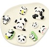 18Pcs 9 Colors Opaque Resin Pendants CRES-YW0002-79-2