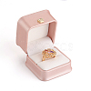 PU Leather Ring Gift Boxes X-LBOX-L005-A01-1