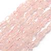 Natural Rose Quartz Beads Strands G-F465-47-1