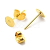 Iron Stud Earring Findings IFIN-Q001-01B-G-2