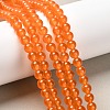 Natural & Dyed Malaysia Jade Bead Strands G-A146-6mm-A07-1