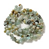 Natural Flower Amazonite Chips Beads Strands X-G-M205-12-01-8