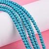 Synthetic Turquoise Beads Strands X-TURQ-G106-4mm-02F-6