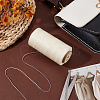 1 Roll Flat Waxed Cotton Cord OCOR-CL0001-13B-4