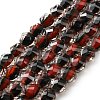 Two Tone Resin Beads Strands GLAA-T035-02F-1