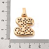 Brass Micro Pave Cubic Zirconia Pendants KK-C076-29Z-G02-3