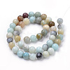 Natural Flower Amazonite Beads Strands G-S259-13-10mm-2