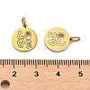 304 Stainless Steel Charms STAS-D050-07G-12-3