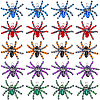 20Pcs Halloween Spider Glass Pendants FIND-SC0009-98-1