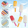 30Pcs 10 Colors Reusable Acrylic Paillette Cakesicle Sticks DIY-GA0002-46-4