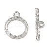 Brass Toggle Clasps KK-CBAFC6C-07A-P-2