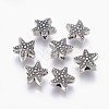 Tibetan Style Alloy Beads TIBE-H1078-AS-RS-1