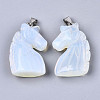 Carved Opalite Pendants G-N0327-002N-2
