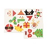 DIY Christmas Theme Paper Cake Insert Card Decoration DIY-H108-12-2