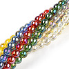 Electroplate Transparent Glass Beads Strands GLAA-T032-T4mm-AB-2