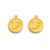 Golden Plated Alloy Enamel Charms ENAM-Q437-13F-1