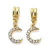 Rack Plating Brass Micro Pave Cubic Zirconia Charms KK-S398-01A-1