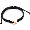 Alloy Beads Braided Bead Bracelets FS-WGADCE6-17-1