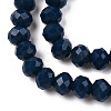 Opaque Solid Color Glass Beads Strands EGLA-A034-P6mm-D16-3