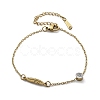 201 Stainless Steel Cable Chain Bracelets LS-BJEW-H205-01D-G-4