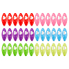 6Bags Plastic Scraf Clips JEWB-FH0002-77-1