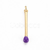 Brass Enamel Pendants KK-S362-032I-NR-1
