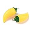 Opaque Acrylic Pendants OACR-Z031-01P-02-2