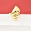 Brass Cuff Rings for Women RJEW-F184-08D-G-1