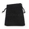 Burlap Packing Pouches Drawstring Bags ABAG-Q050-7x9-09-1