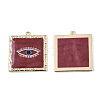 Printed Alloy Pendants ENAM-S016-65-3