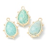Natural Amazonite Pendants X-G-B009-02G-D-1