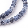 Natural Crackle Agate Beads Strands X-G-G055-6mm-10-3