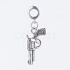 Tibetan Style Alloy European Dangle Charms LS-X-PALLOY-JF00344-01-3