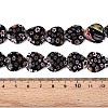 Handmade Millefiori Glass Beads Strands LAMP-T021-29-5