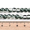 Baking Paint Transparent Glass Beads X1-DGLA-N011-6mm-07-4