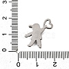304 Stainless Steel Pendants STAS-Q362-01D-P-3