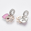 Alloy European Dangle Charms MPDL-T004-04P-2