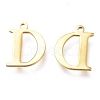 PVD Vacuum Plating  304 Stainless Steel Charms STAS-H112-D-G-2