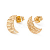 304 Stainless Steel Stud Earring Findings STAS-G270-02G-13-1
