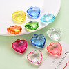 Transparent Acrylic Pendants TACR-T024-03B-6