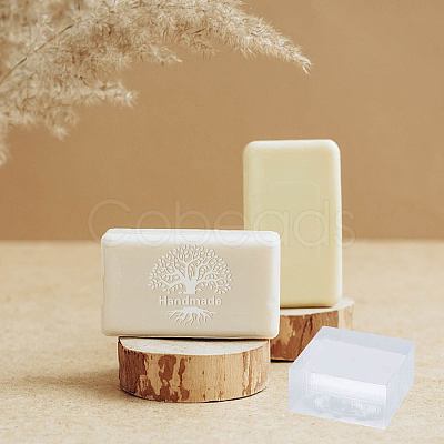 Clear Acrylic Soap Stamps DIY-WH0442-003-1