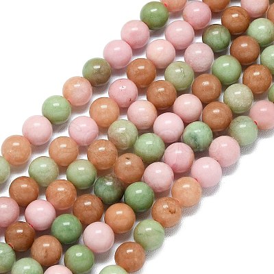 Natural Malaysia Jade Beads Strands G-B165-C06-8mm-1
