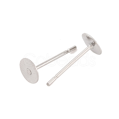 Tarnish Resistant 304 Stainless Steel Stud Earring Findings STAS-E025-5-1