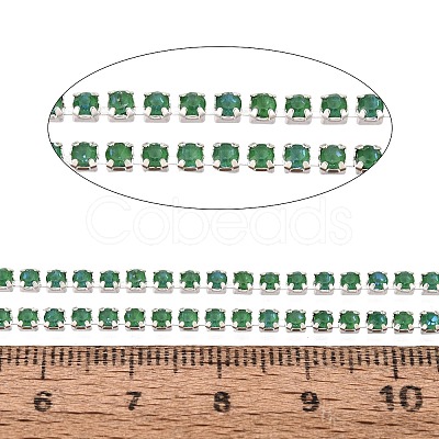 Iron Rhinestone Cup Chains CH-T006-01A-09-1
